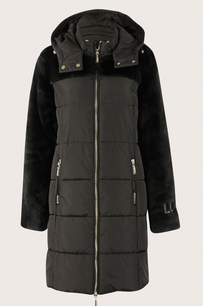 Liu Jo tf2173 jas / mantel Zwart | Beekman damesmode
