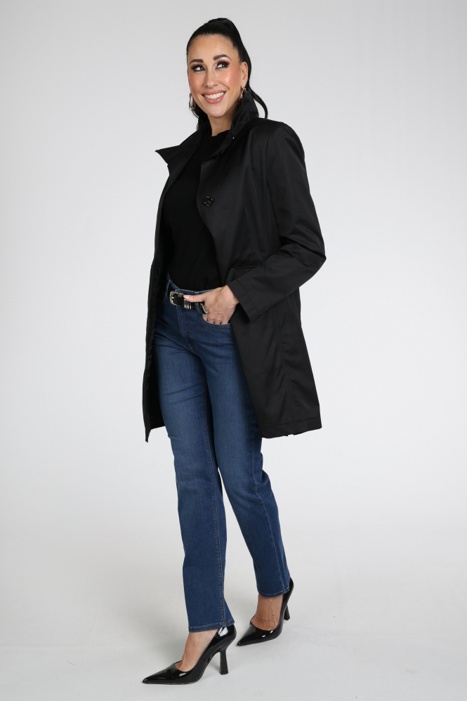 Gil Bret 91615206 Lange jas Zwart