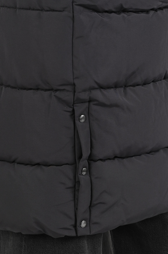 WithBlack Glorian puffer Lange jas Grijs