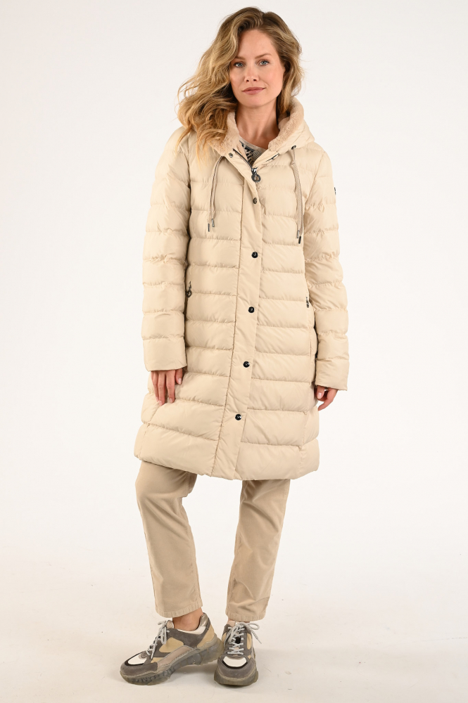 Fuchs en Schmitt 202207479 Lange jas Beige