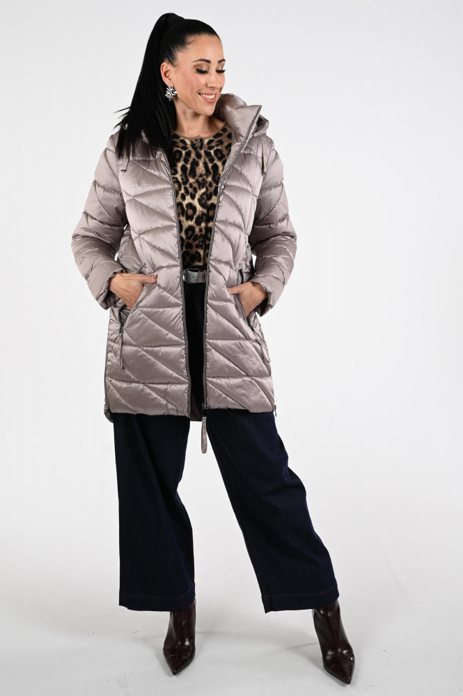 Lebek 3045 Lange jas Beige