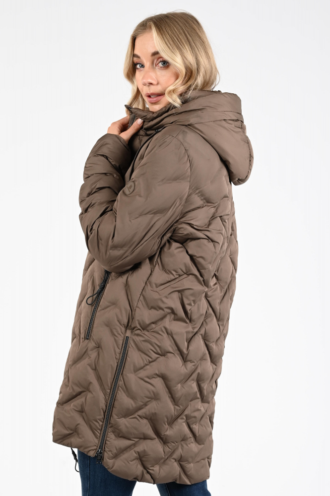 Lebek 3050 Lange jas Bruin