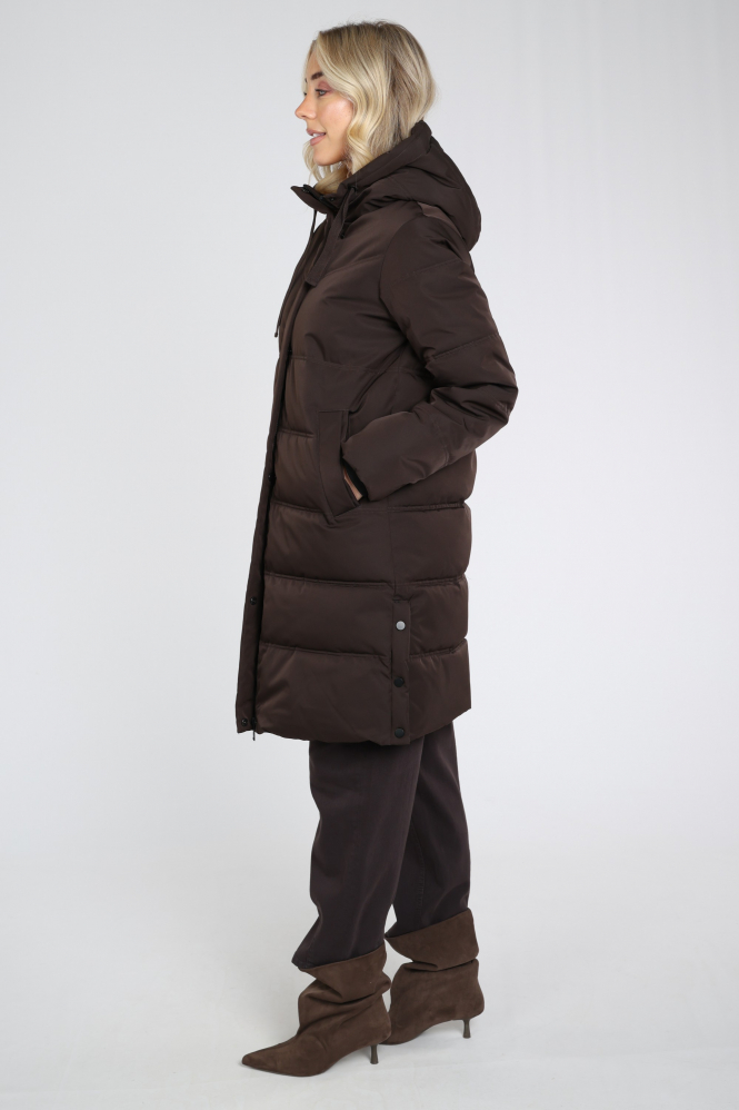 Geisha 68514-21 Lange jas Bruin