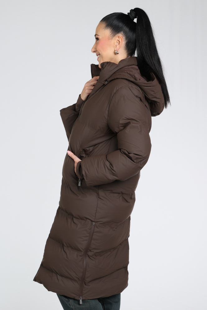 Neo Noir 158083 Lange jas Bruin