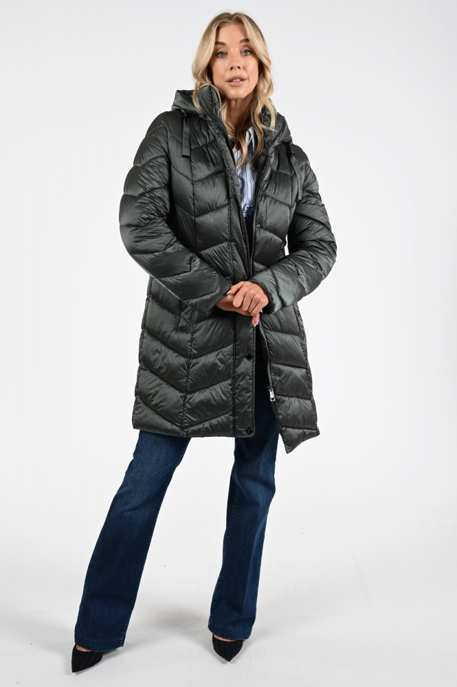 Lebek 3063 Lange jas Groen
