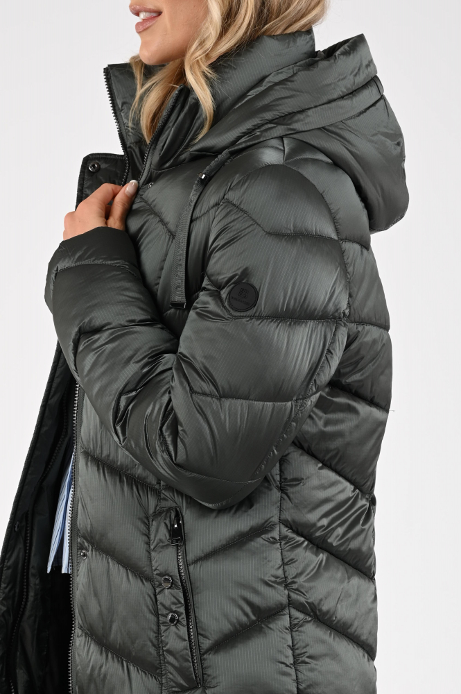 Lebek 3063 Lange jas Groen