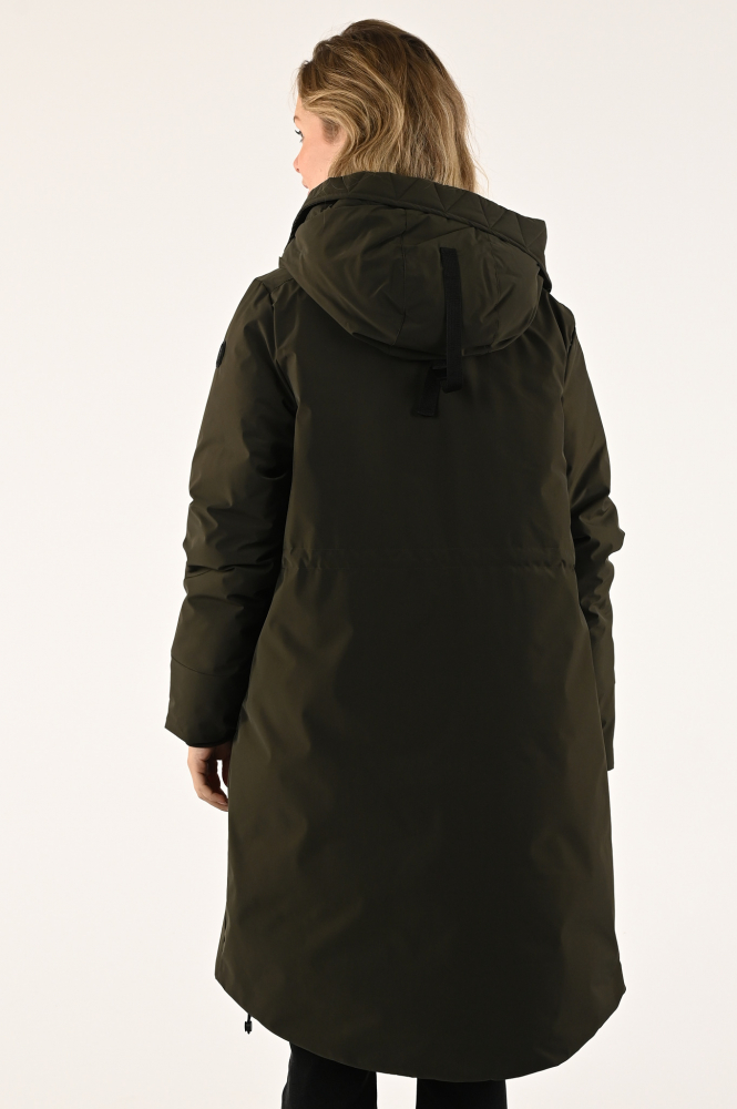 Geisha 38530-12 Lange jas Groen