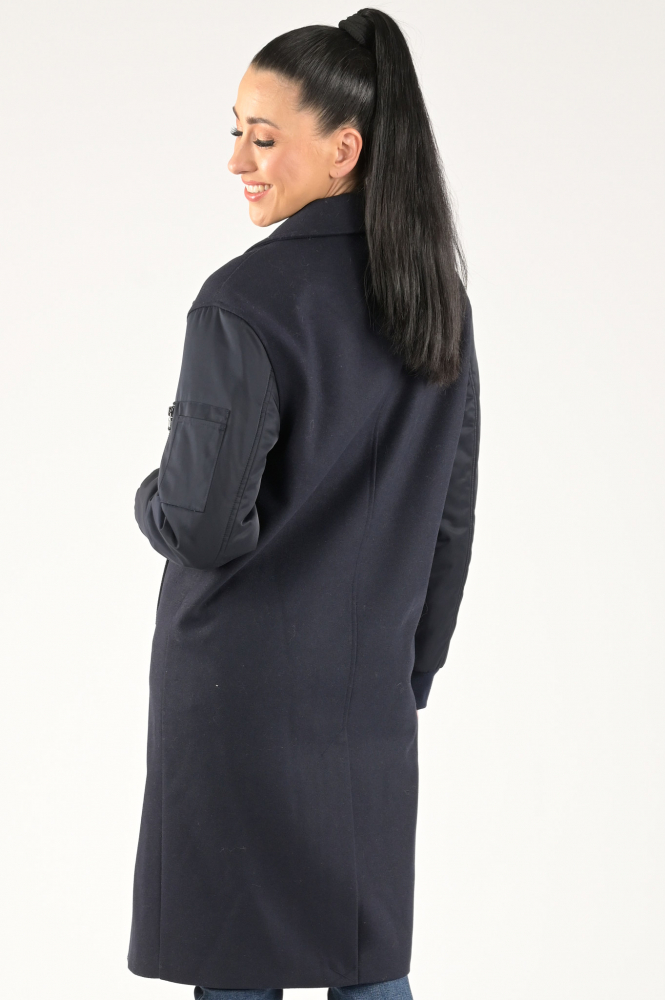 Geisha 38575-21 Lange jas Blauw
