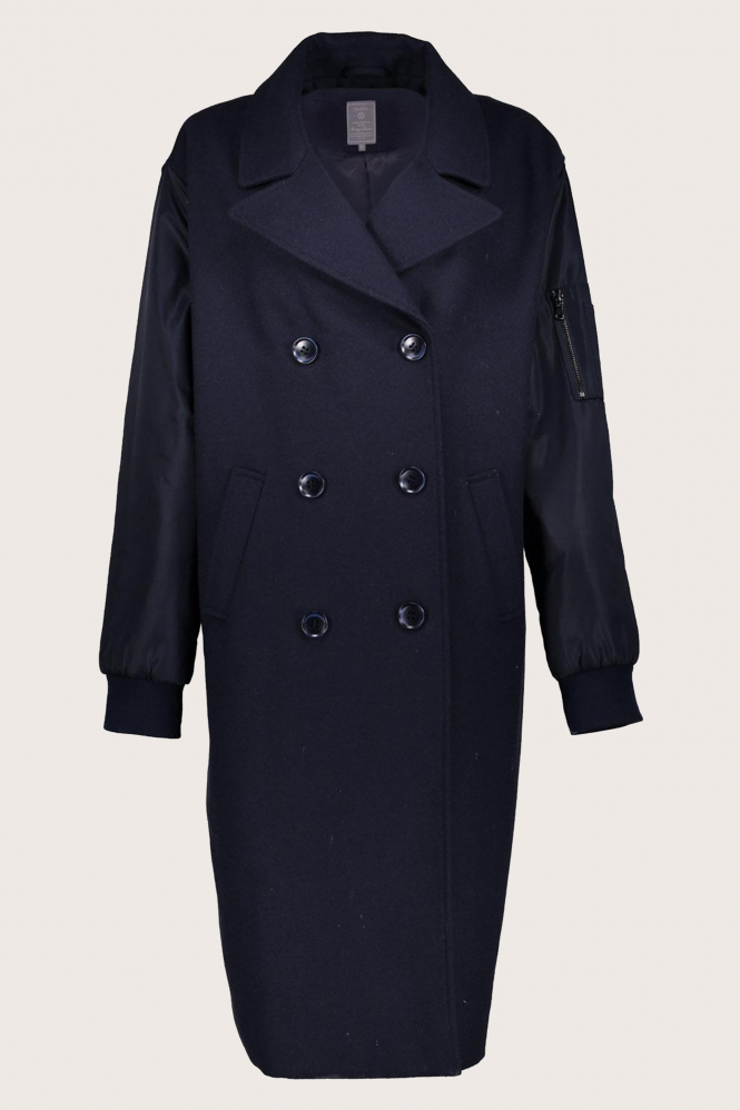 Geisha 38575-21 Lange jas Blauw