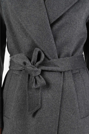WithBlack Cerena maxi wool Grijs