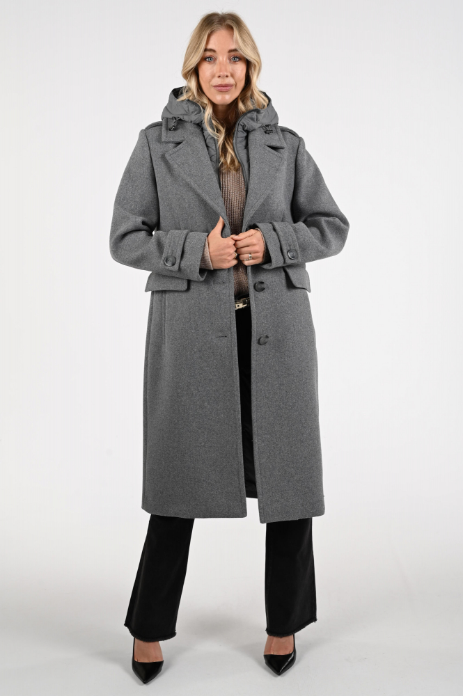 Beaumont bm08761243 Wollen jas Grijs