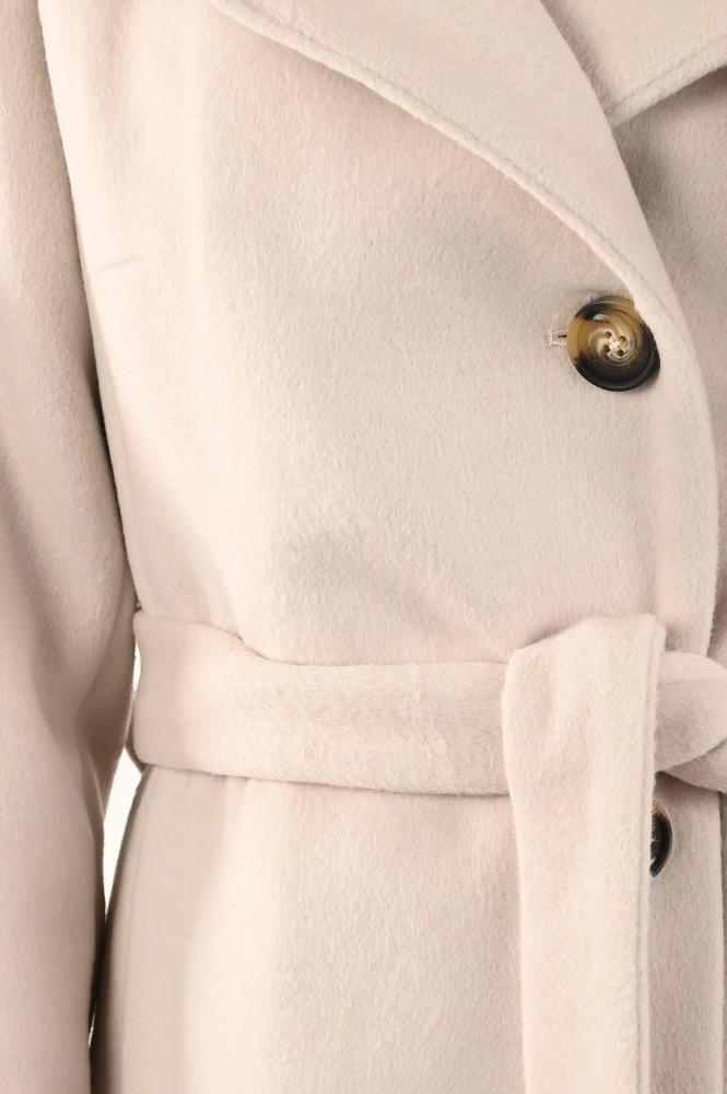 Giacomo 6618761 Wollen jas Beige