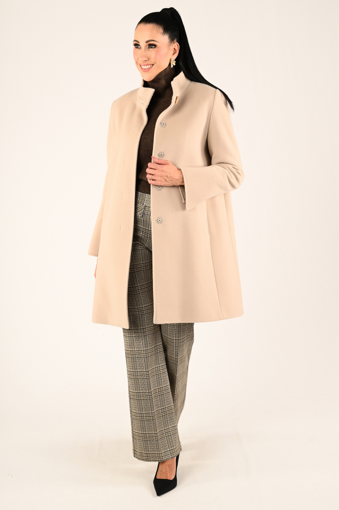 Cinzia Rocca Icons ur32001-64d8 Wollen jas Beige
