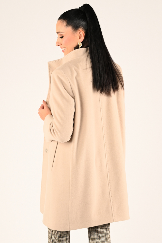 Cinzia Rocca Icons ur32001-64d8 Wollen jas Beige