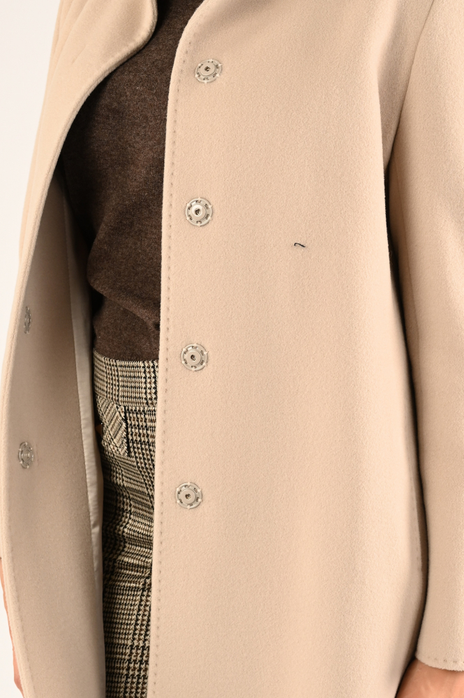 Cinzia Rocca Icons ur32001-64d8 Wollen jas Beige