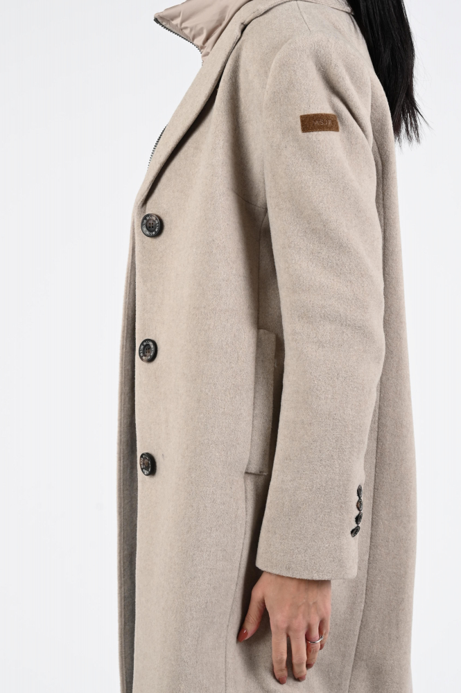 Moscow Bogdana-3 16-08 Wollen jas Beige