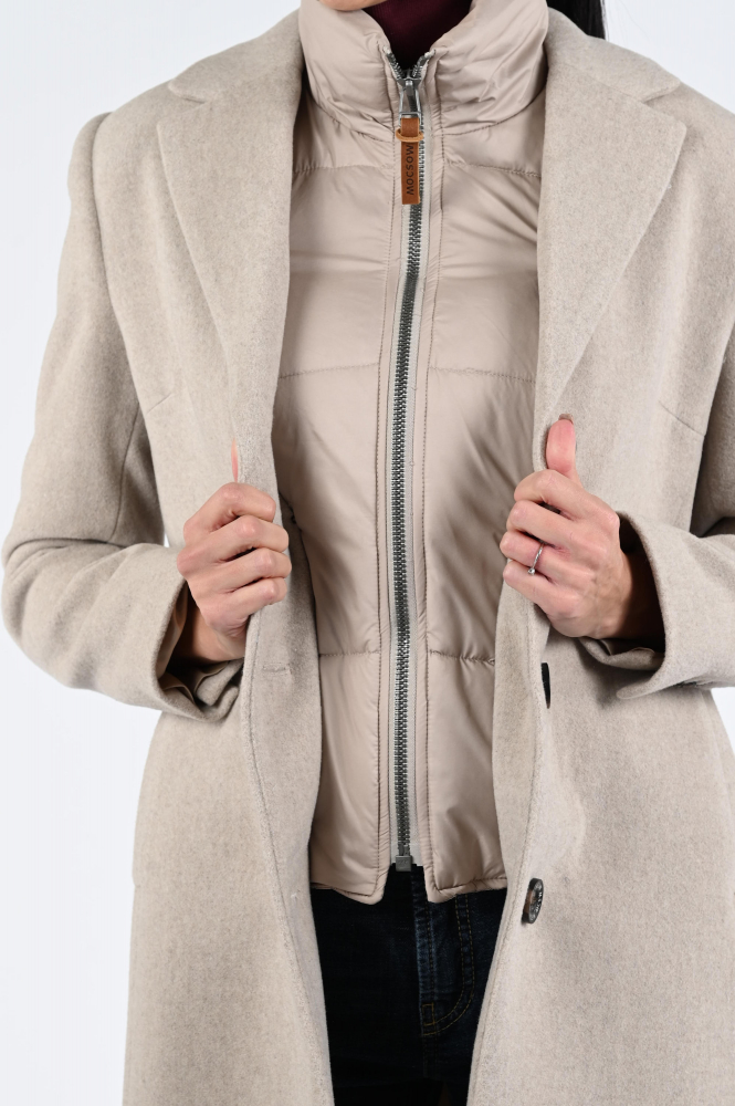 Moscow Bogdana-3 16-08 Wollen jas Beige