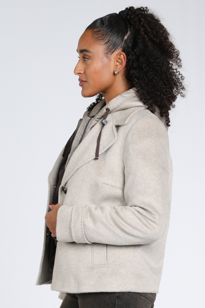 Gil Bret 9554-6154 Wollen jas Beige