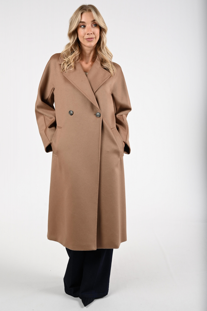 MaxMara Resina mm10587 Wollen jas Bruin