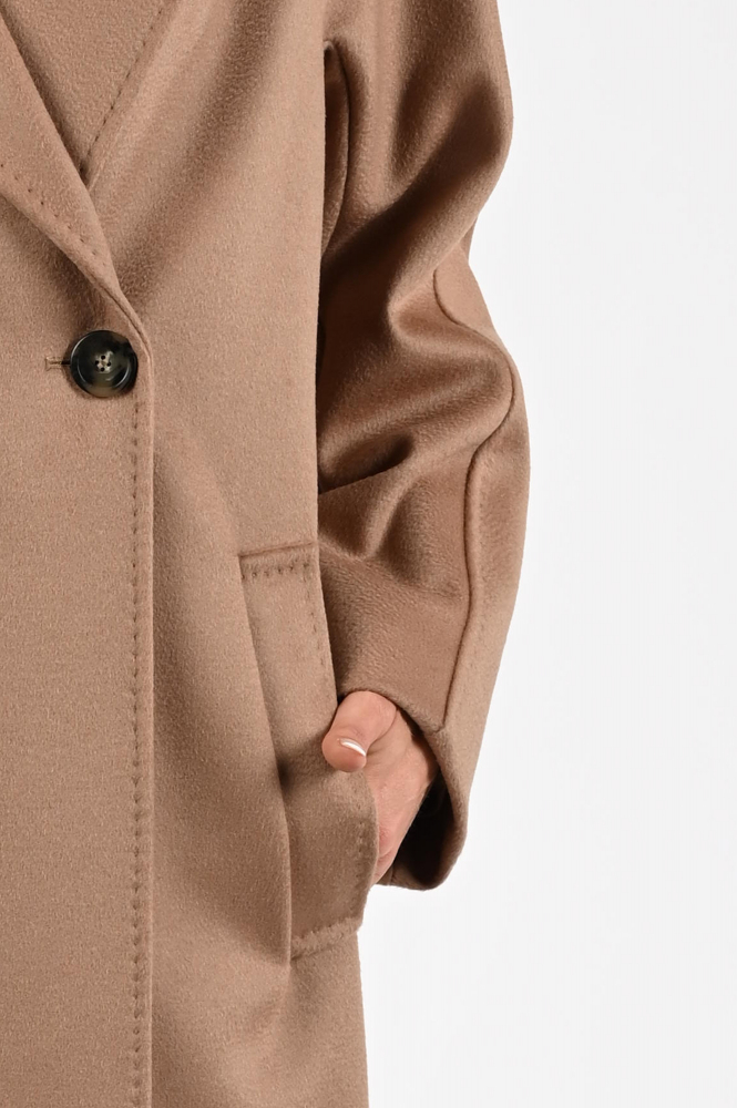 MaxMara Resina mm10587 Wollen jas Bruin