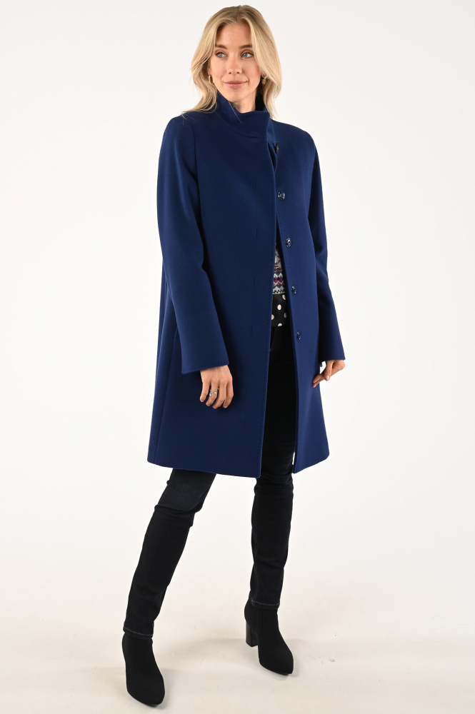 Cinzia Rocca Icons ur32001-63d8 Wollen jas Blauw