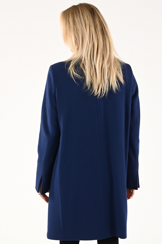 Cinzia Rocca Icons ur32001-63d8 Wollen jas Blauw