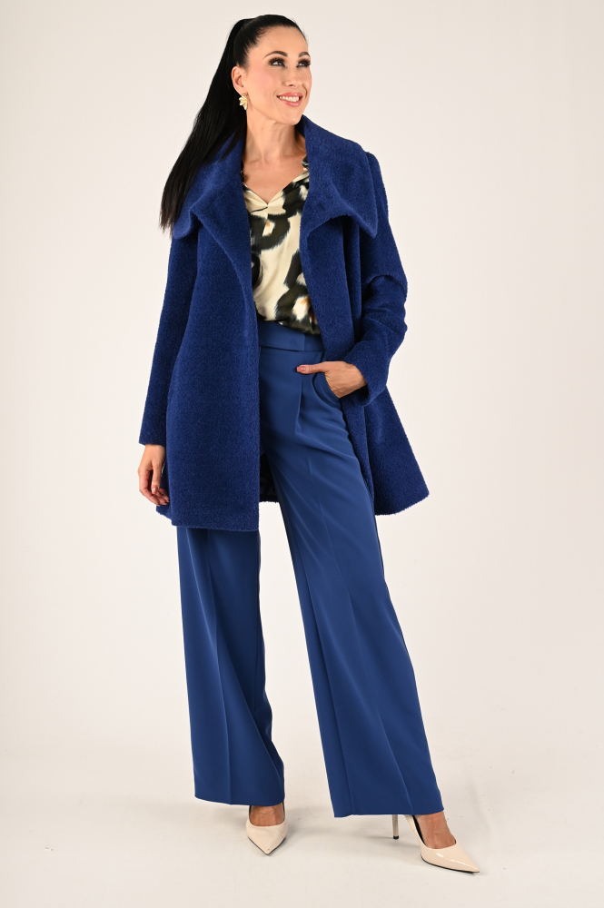 Cinzia Rocca Icons ur86001-64c1 Wollen jas Blauw