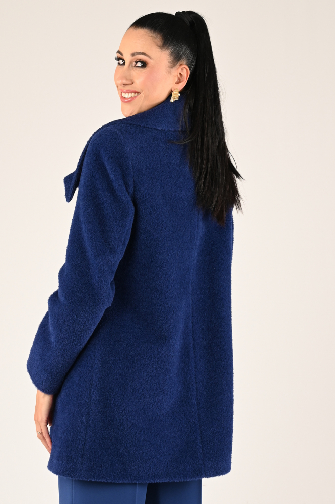 Cinzia Rocca Icons ur86001-64c1 Wollen jas Blauw
