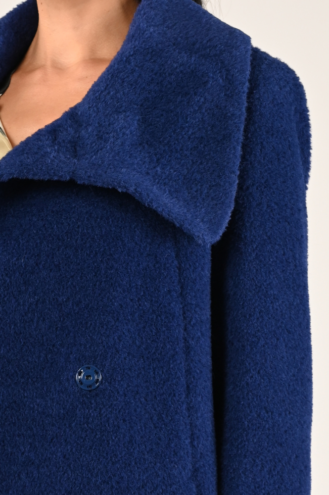Cinzia Rocca Icons ur86001-64c1 Wollen jas Blauw