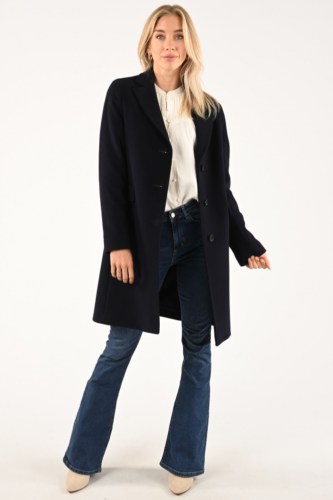 Cinzia Rocca Icons ur3800163d3 Wollen jas Blauw