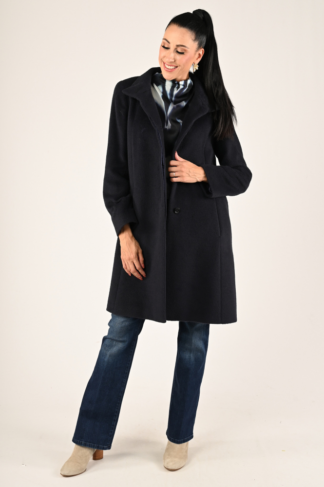Cinzia Rocca Icons ur29001-64b6 Wollen jas Blauw