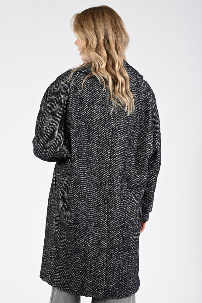 Beaumont BM07161253 Wollen jas Blauw