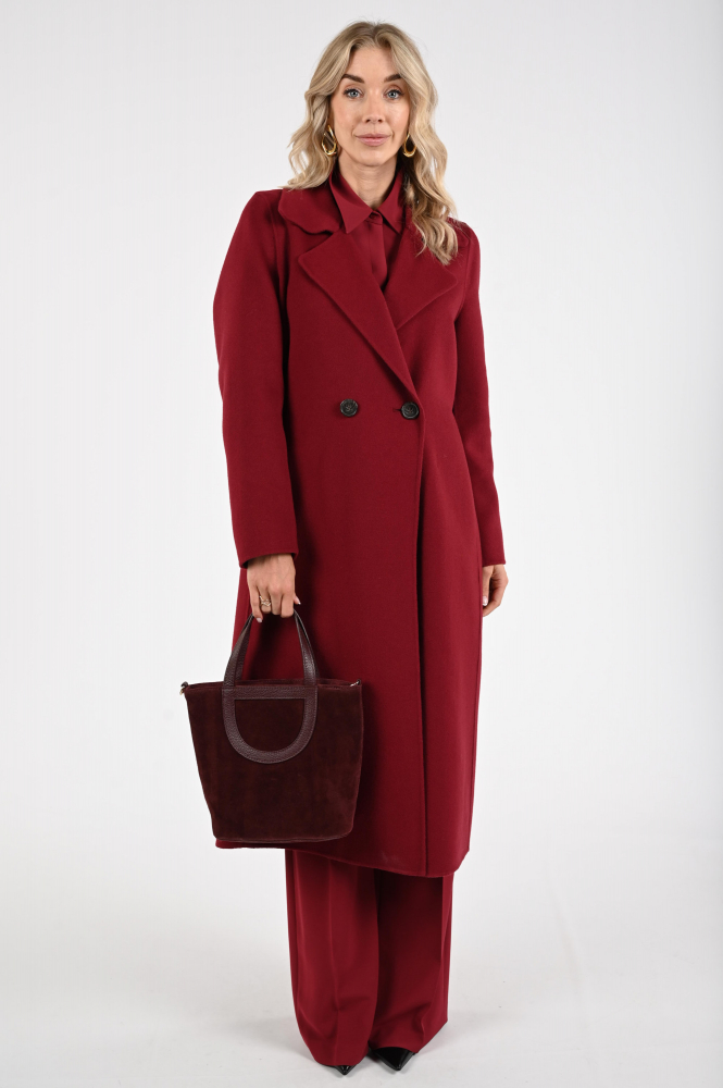 Luisa Cerano 428906-4080 Wollen jas Rood