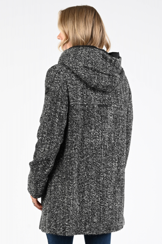 Gil Bret 9509-6153 Wollen jas Zwart