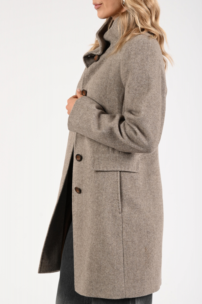 Gil Bret 9551-6152 Wollen jas Bruin