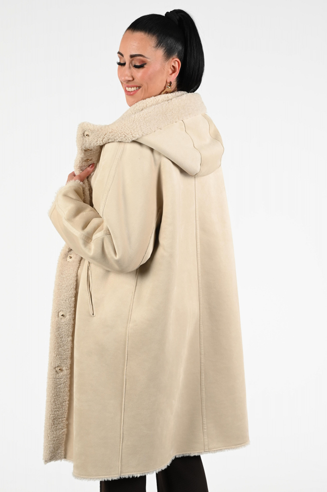 Beaumont BM05960253 Imitatiebont jas Beige