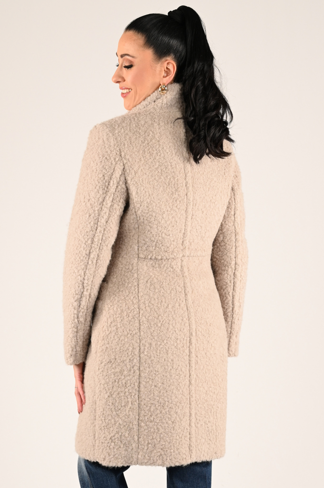 Giacomo 6619933 Imitatiebont jas Beige