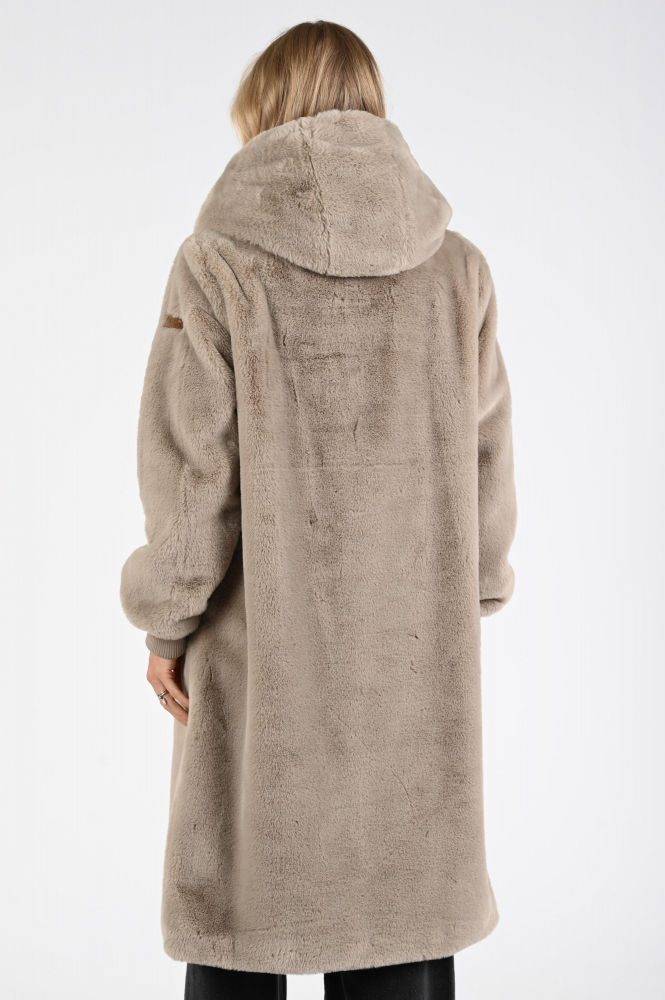 Moscow Nadjana-3 08-08 Imitatiebont jas Bruin