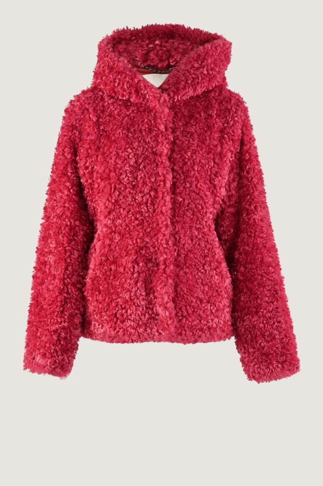 Giacomo 6512773 Imitatiebont jas Roze