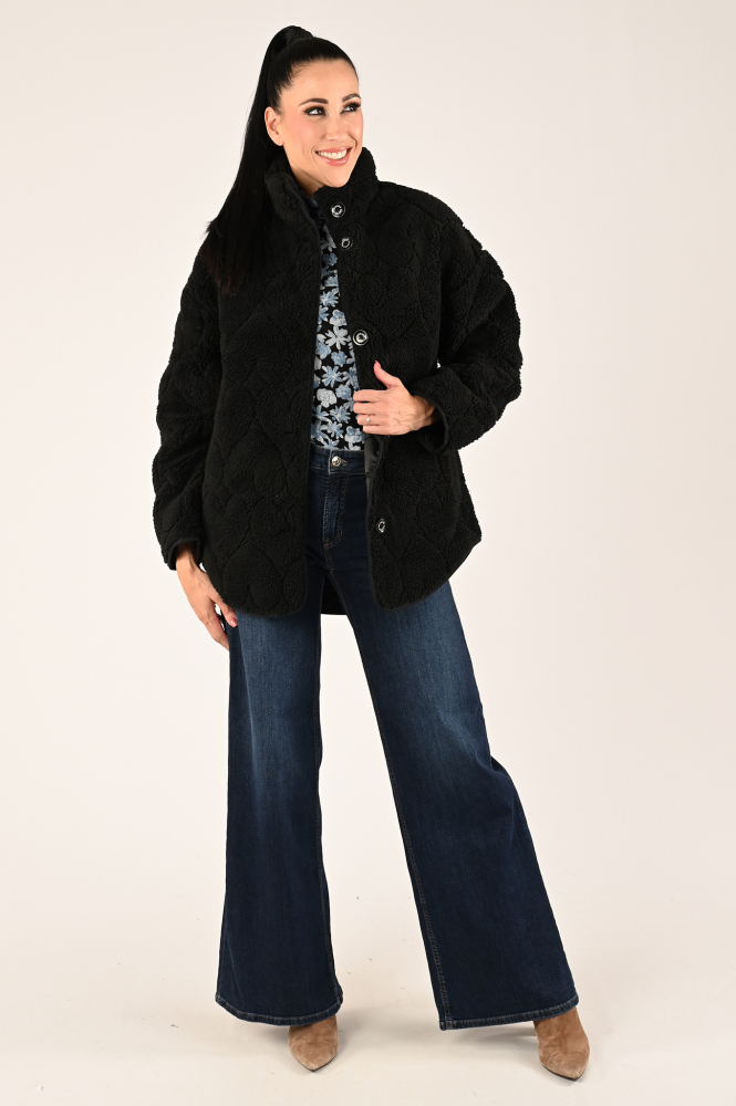 Fabienne Chapot CLT-CTS-06-AW24-9 Jas Zwart