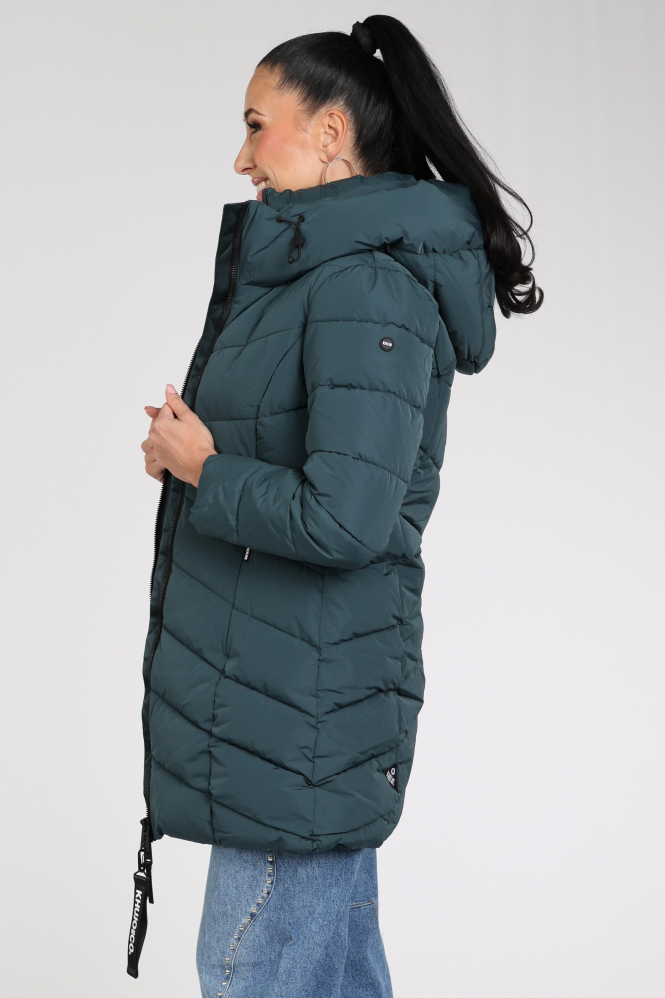 Khujo Kiera 1296co263 Jas Groen