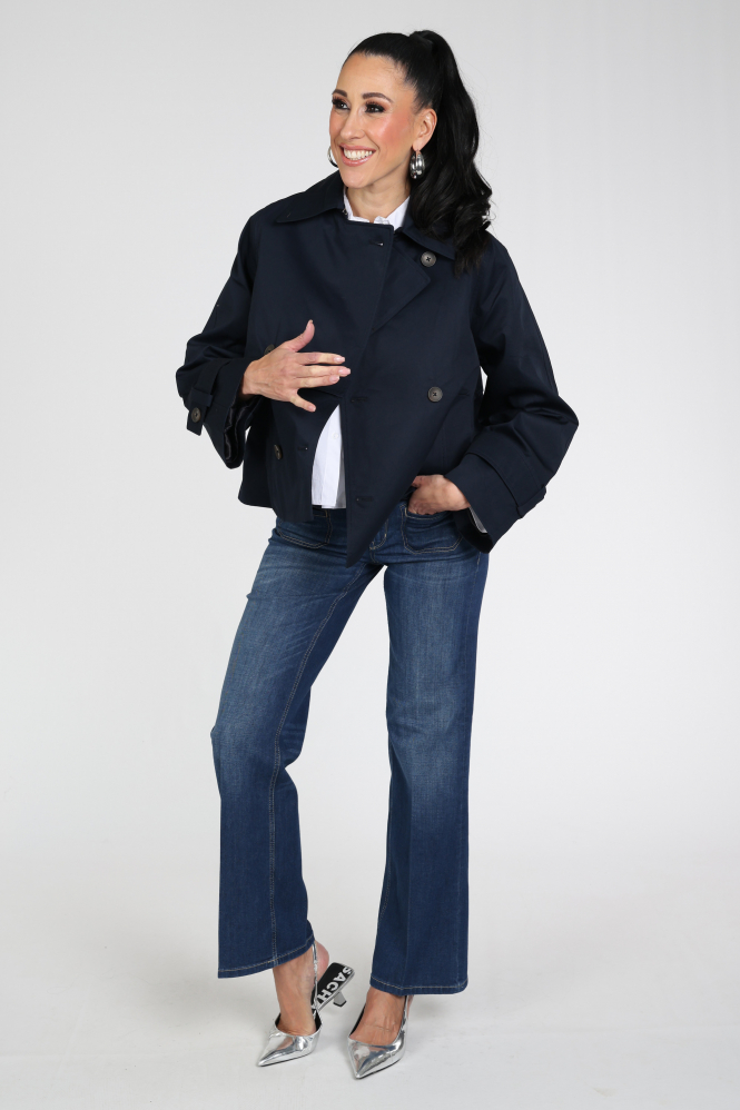 WithBlack WBLOPHELIA Jas Blauw