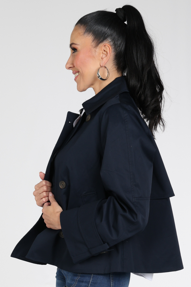 WithBlack WBLOPHELIA Jas Blauw