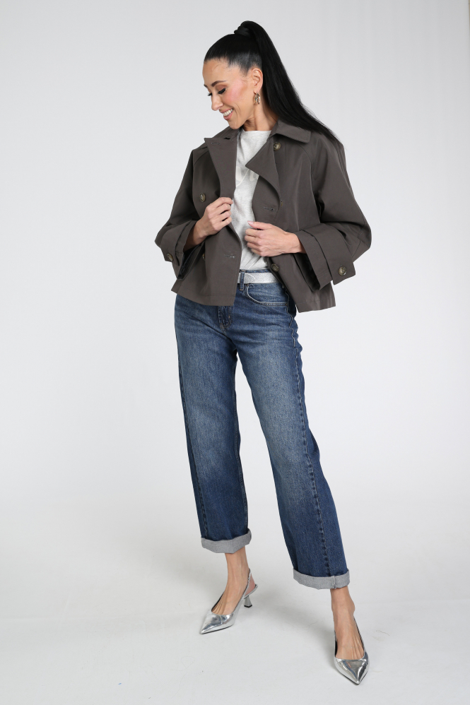 WithBlack WBLJIMBERLY Jas Blauw