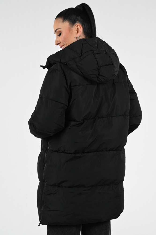 Nukus NKF12005 Gewatteerde jas Zwart