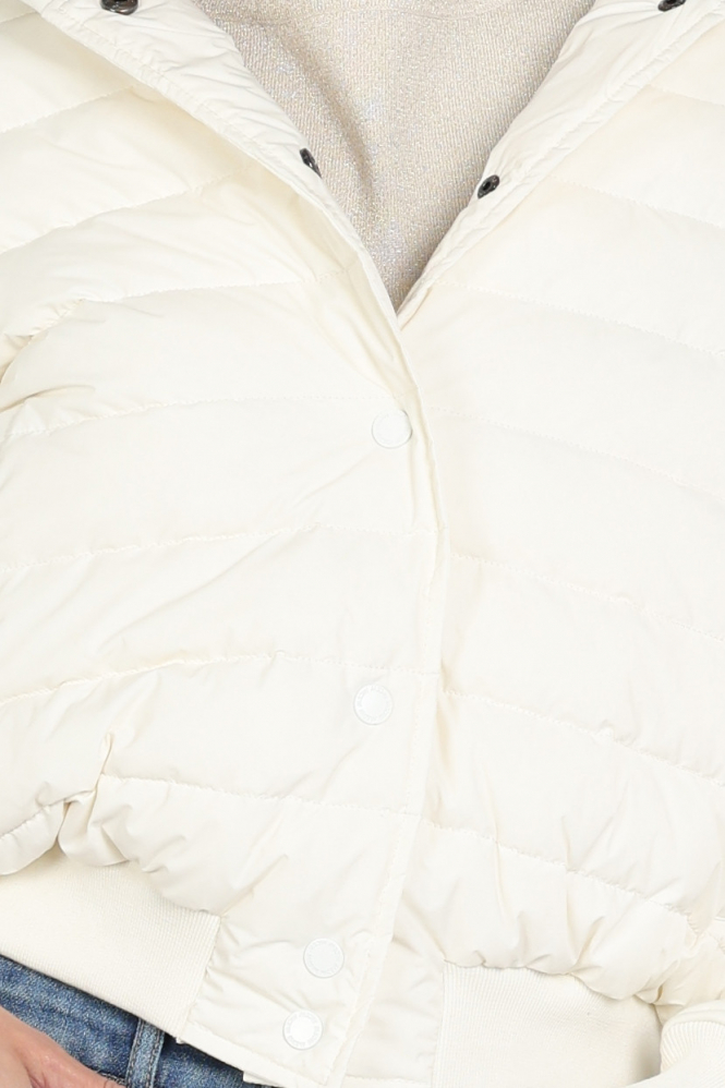 Moscow Yannieke 13-08 Gewatteerde jas Wit