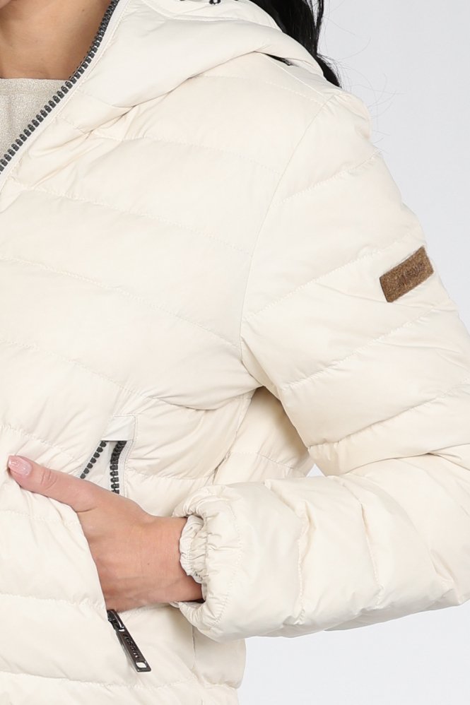 Moscow Glenda 10-08 Gewatteerde jas Beige