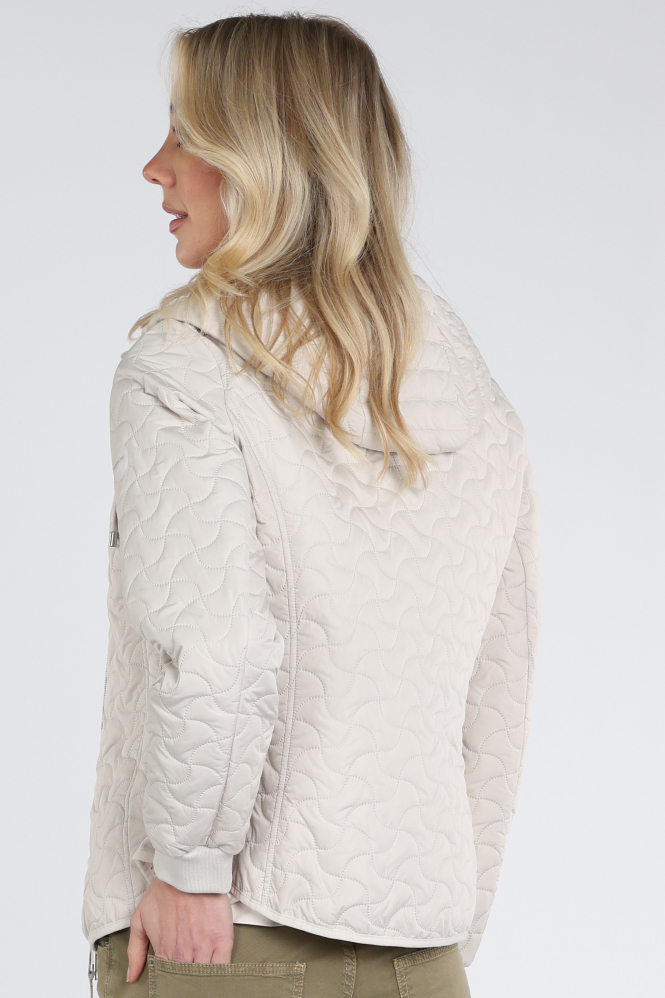 Lebek 5057 Gewatteerde jas Beige