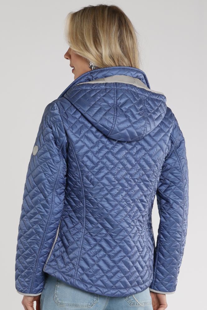 Lebek 5048 Gewatteerde jas Blauw