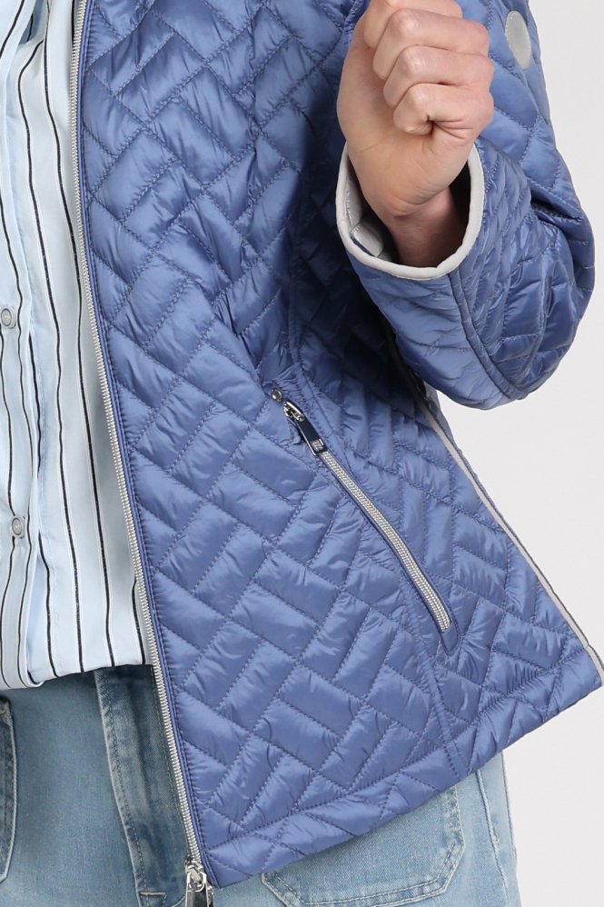 Lebek 5048 Gewatteerde jas Blauw